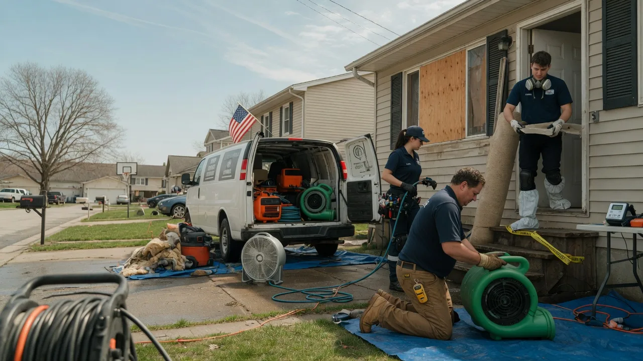 Water Damage Restoration in Germantown, IL near me